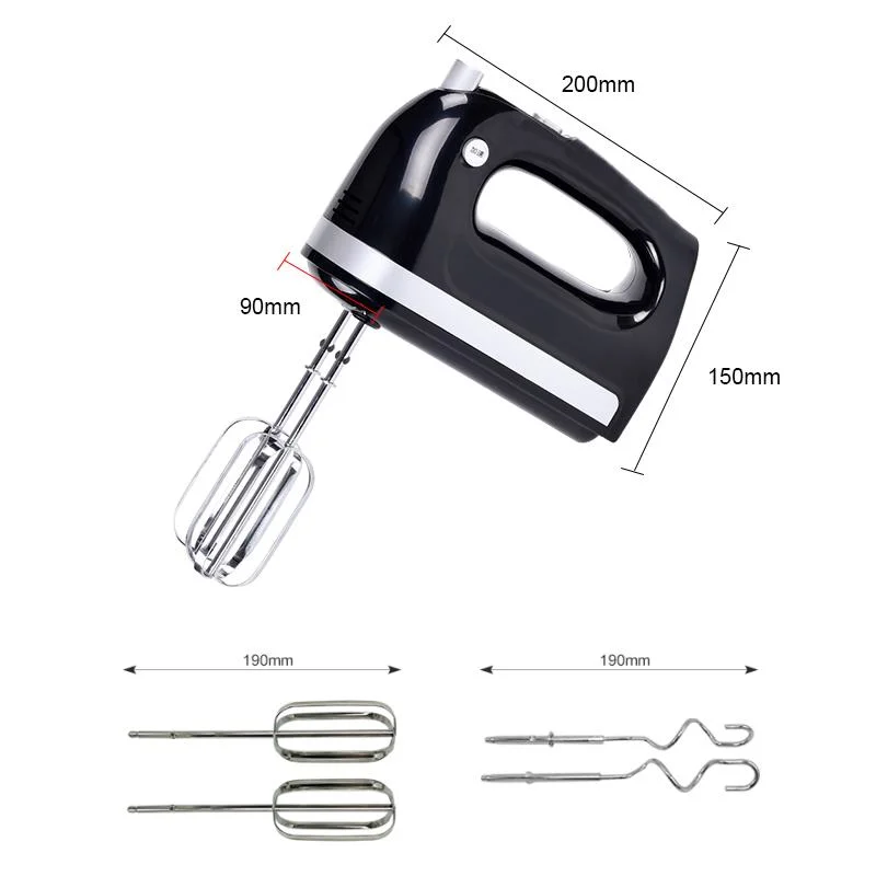 3 in 1versatile 3in1 Egg Beater Whisk Bar Food and Bread Batidora De Huevos Batidora Electrica Egg Mixer with Storage Case