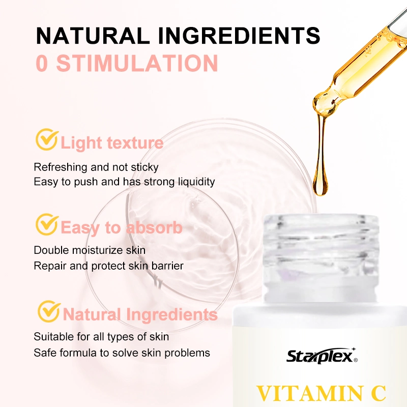 Schönheit Hautpflege Anti Falten Dunkler Fleck Korrektor Entferner Anti-Aging Glow Reines Vitamin C Serum für das Gesicht