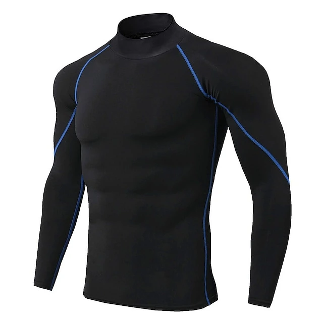 2024 Custom Workout Athletic 5% Rabatt auf Gym Compression Fashion Fitness Hemd Polyester Quick Dry Fitted Langarm Shirts für Herren