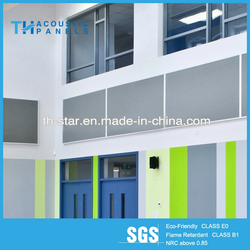 Wall or Ceiling Soundproof Polyester Fiber Acoustic Board