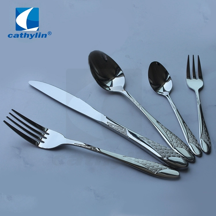 High quality/High cost performance  Travel Camping Stainless Steel 18 10 Flatware Set