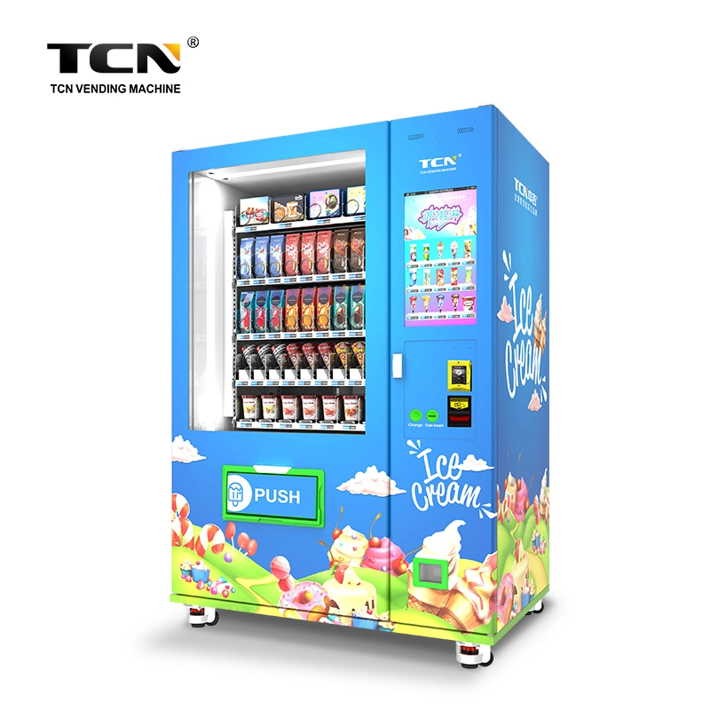 Tcn Quick Frozen Vending Machine Freeze Automatic Frozen Sea Food Vending Machine