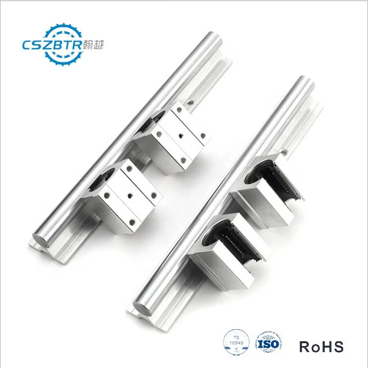 High quality/High cost performance CNC Aluminum Round Linear Guide Rail SBR12 and Linear Slide Block SBR12uu SBR12luu