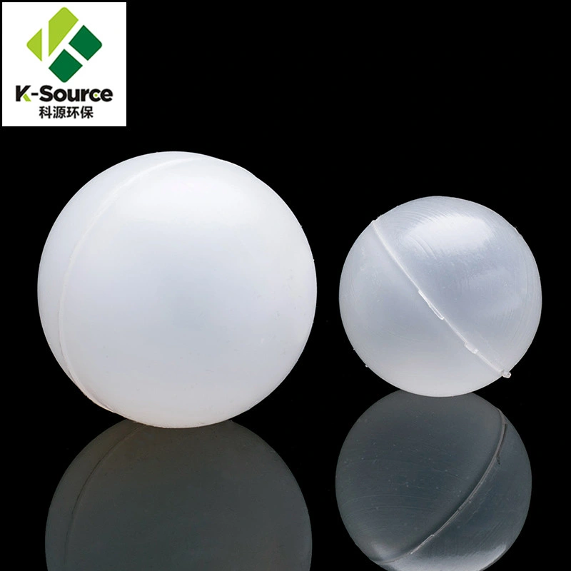 Piscina de agua bola flotante de plástico hueco flotante bola como agua Medio de filtro de tratamiento