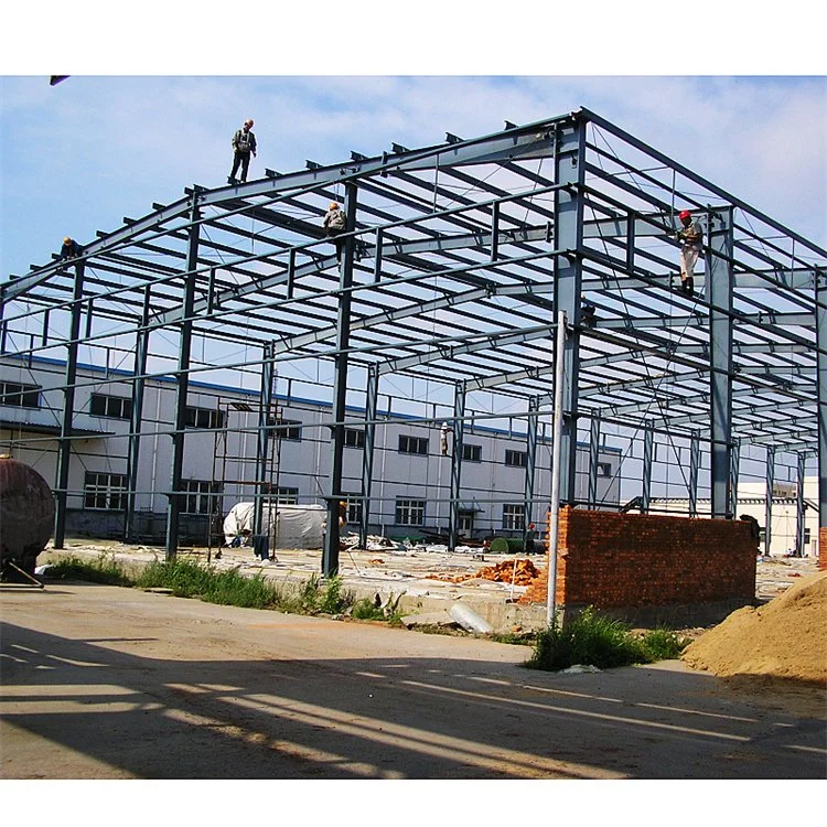 Customized Gable Frame Long Span High quality/High cost performance  H Section Parts Construction for Warehouse Workshop