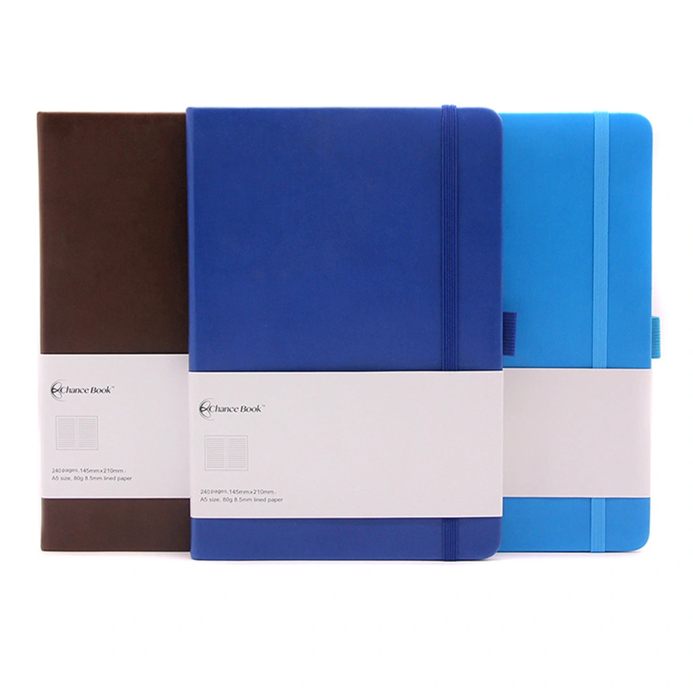 Customised Book Cover Agenda Stationery PU Leather Notebook