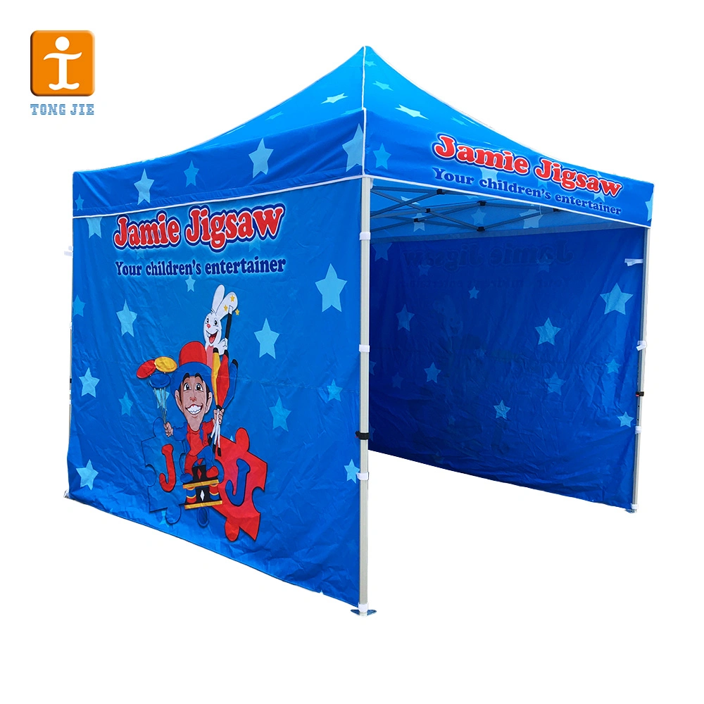 Custom Printing 600d Oxford Aluminum Frame Trade Show Tent Promotion Canopy Foldable Pop up Marquee