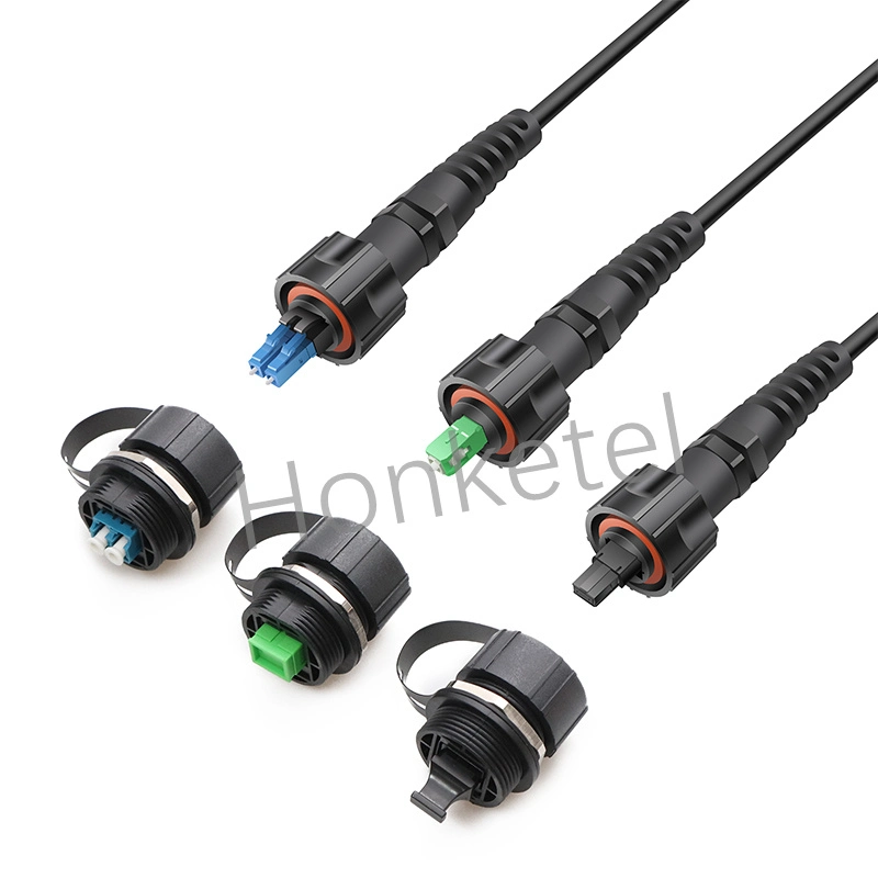 Waterproof IP67 Ftta 7.0mm Outdoor Fiber Optical Patch Cord with Odva Connector