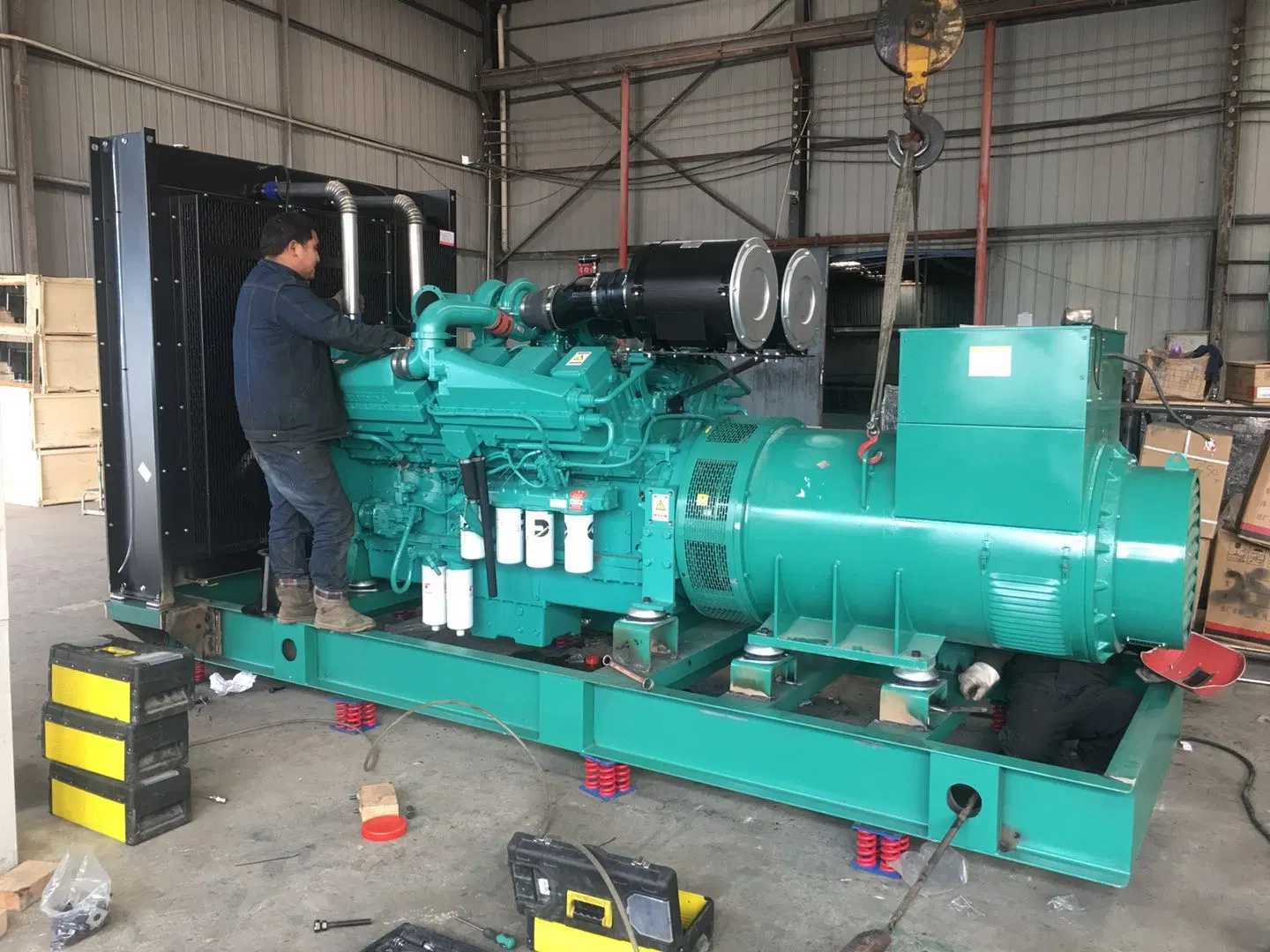 Wilba 900kw 1125kVA Diesel Generator Powered by Cummins Web1000-Kta38-G9