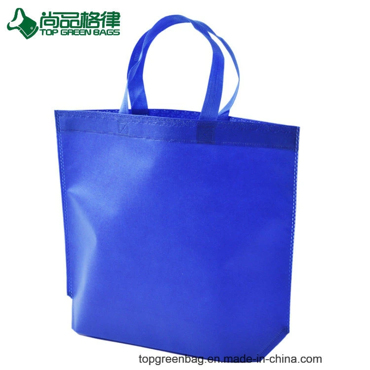 Custom Non-Woven Ultrasonic Heat Pressing Advertising Supermarket Shopping Promotion Bag