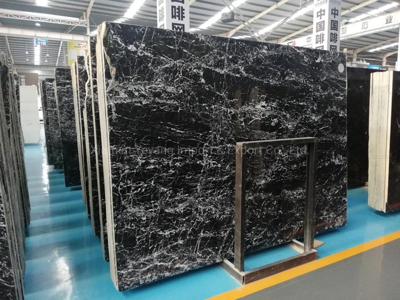 Black Marble Stone for Bathroom Flooring/Tiles/Floor Wall Tile/Countertop/Workbench/Vanity/Coffee/Restaurant Table Top