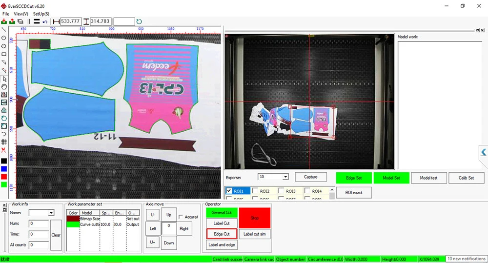 Fornecimento Direto da Fábrica Automática Capa de Assento de Sofá Máquina de Corte a Laser Tecido Couro Posicionamento Visual Máquina de Corte a Laser 80W 100W