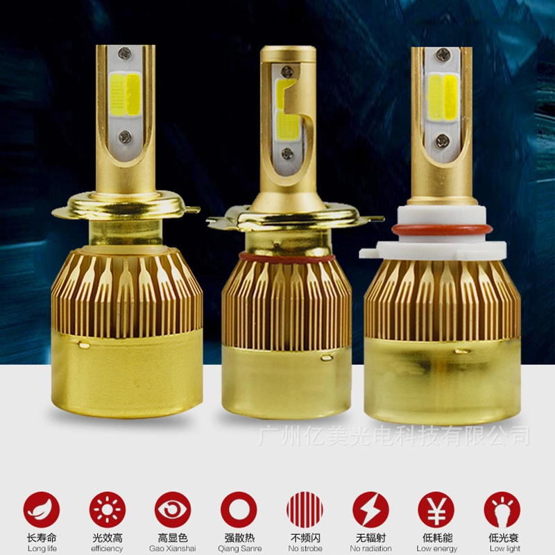 Vrious Car Manufacturer Light H4 H7 H11 C6 LED Auto Bulbs for Car Daytime Driving