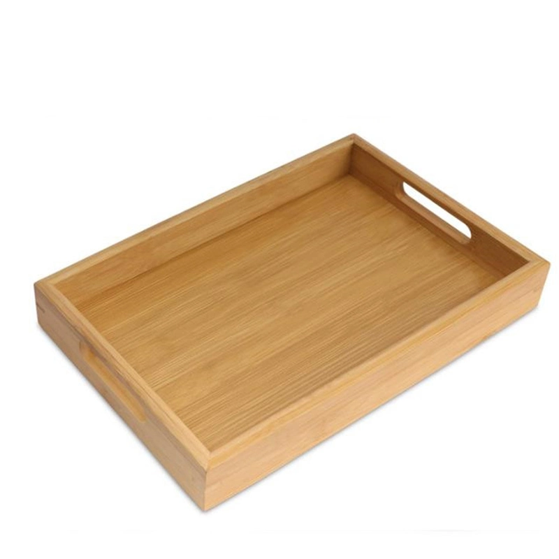 Custom Round Wood Crafts Food Serving Tray