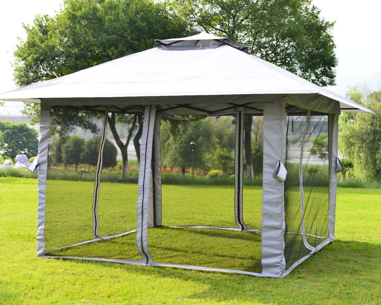 Eaves Gazebo Aluminum Pergola Gazebo Tent Backyard Garden Aluminum Gazebo