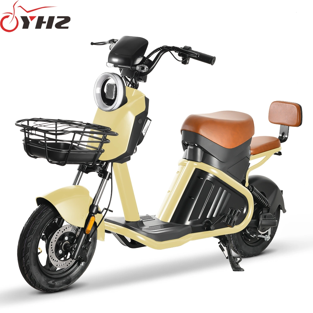 Портативная конструкция гибридный велосипед электрический скутер с корзины для взрослых мотоцикл 45км/ч
