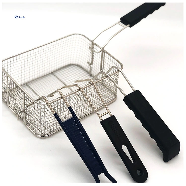 High Quality Stainless Steel Detachable Handle Pan Frying Basket