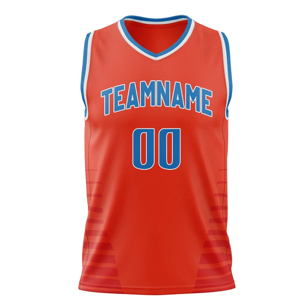 Polyester Atmungsaktives Mesh Basketball Jersey Custom Logo Uniformen Sublimation Basketball Verschleiß