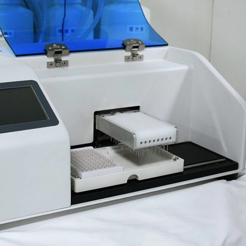 Máquina de lavado de microplacas Biobase Elisa Bk-9613 arandela de microplaca Elisa Lector de Elisa