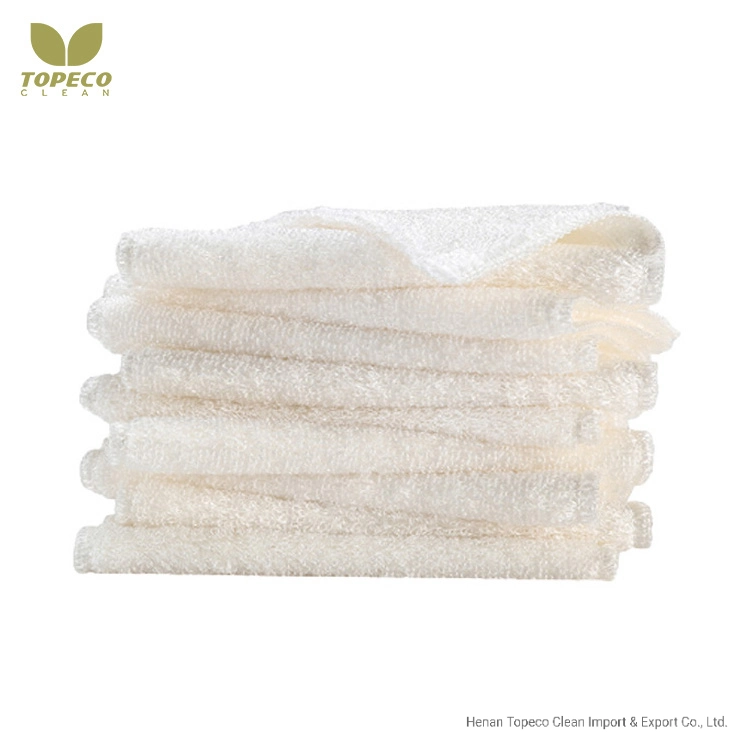 Topeco White Bamboo Fiber Multi Surface Cloth for Kitchen