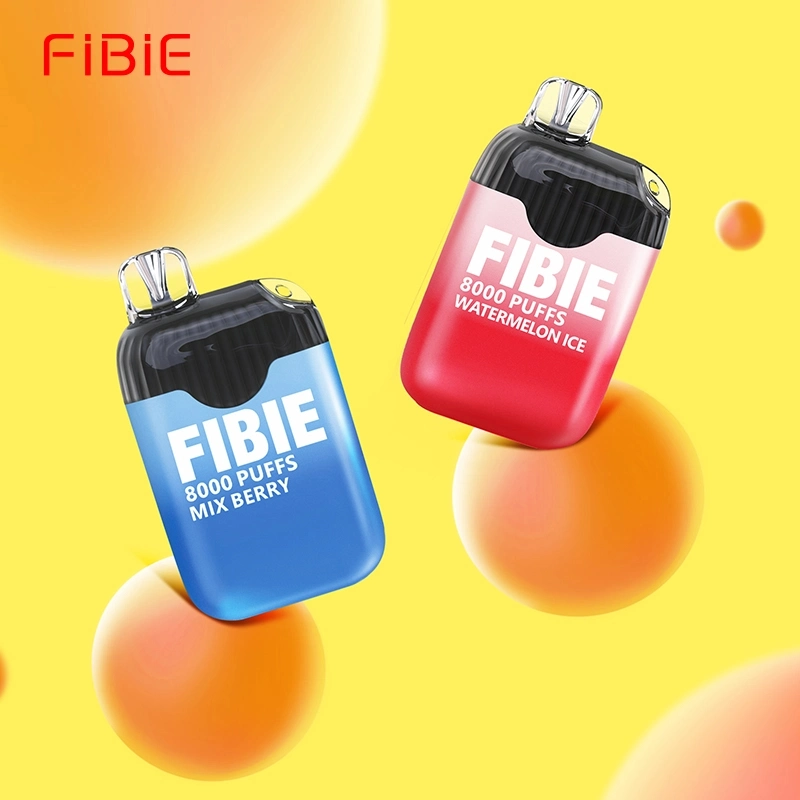 Fibie 8000 Puffs Disposable/Chargeable Pod dispositivo 16ml/550mAh VAPE desechable Cigarrillo