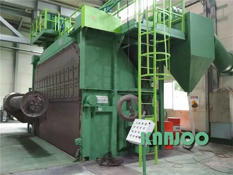 Surface Cleaning Wire Rod Coil Shot Blasting Machine for Rust Removal of Knnjoo