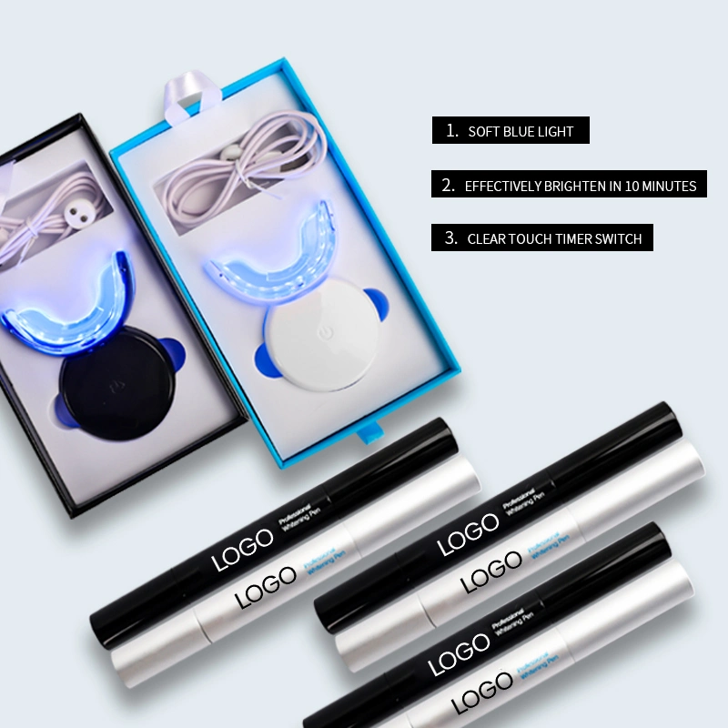 OEM/ODM Private Label Basic Private Logo LED Light Teeth Whitening Home Kit