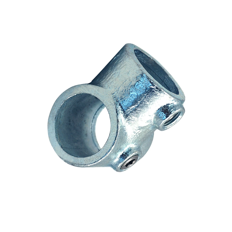 Heavy Duty 101 Short Tee Pipe Fittings with SS304 Screw Key Clamp Structural Fittings