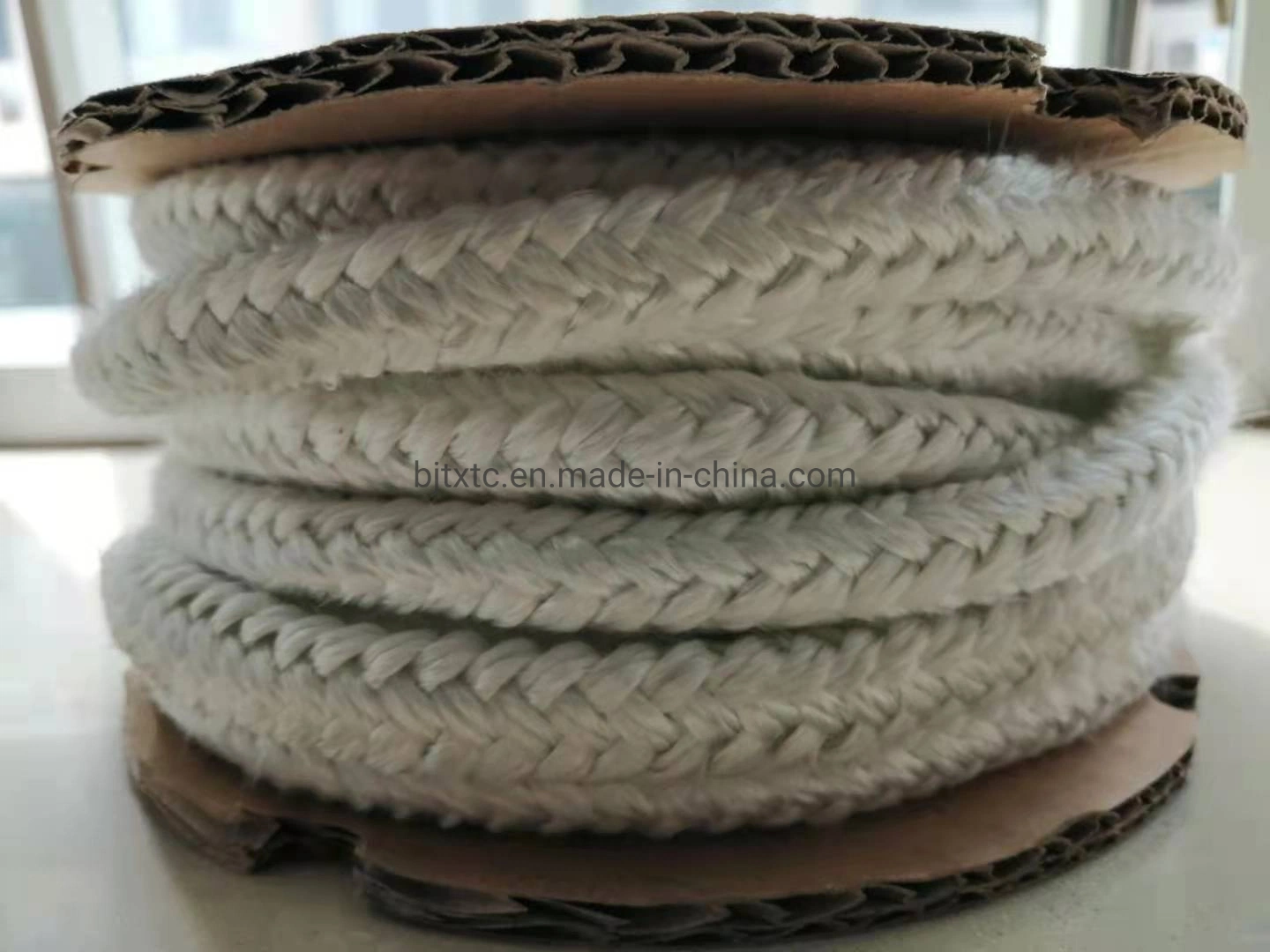 Fiberglass Round Braided Rope for Thermal Insulation