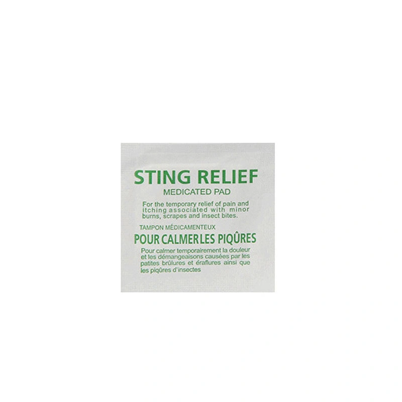 Medical Disposable Sting Relief Pad Breathable Itching No Stimulation Non-Woven Cleaning Sting Relief