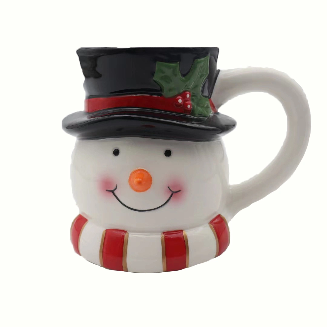 Alta qualidade de forma personalizada Promoção caneca de porcelana para o Natal