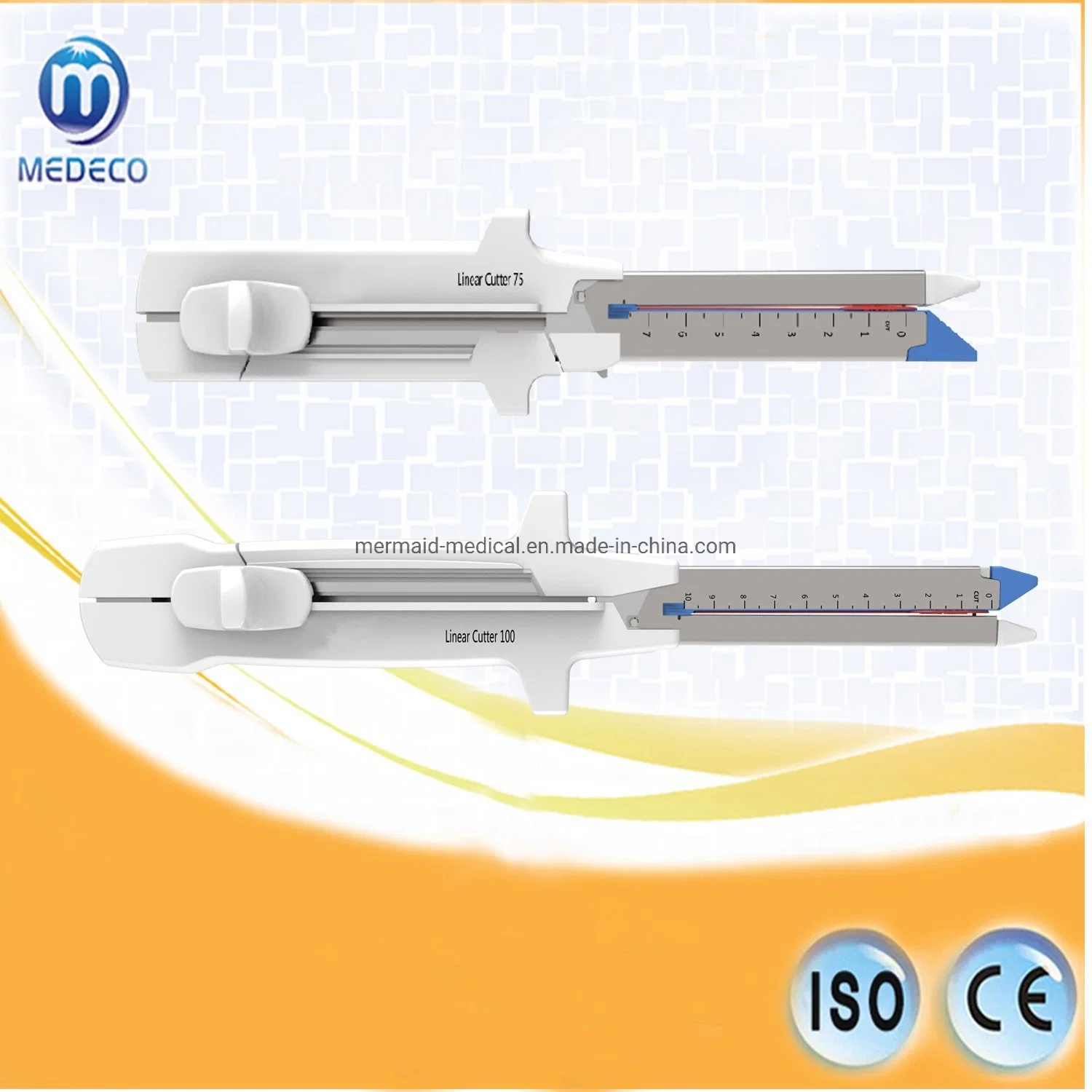 Chirurgische Einweg-Linear Cutter Hefter anwendbar Laparoskopische Chirurgie CE Centificated Laparoskopische Instrumente