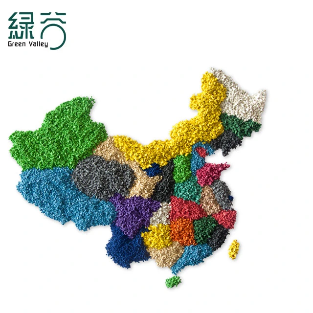 Colorful Rubber Granules for Children's Playground Surface EPDM Granules