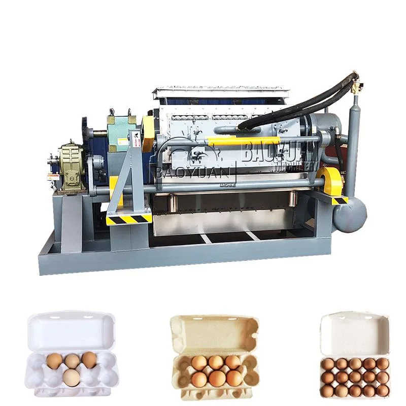 Recyclage du papier bac à œufs automatique machine de fabrication de produits