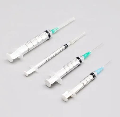 Medical Disposable Syringe with Safety Needles for Hypodermic Injection