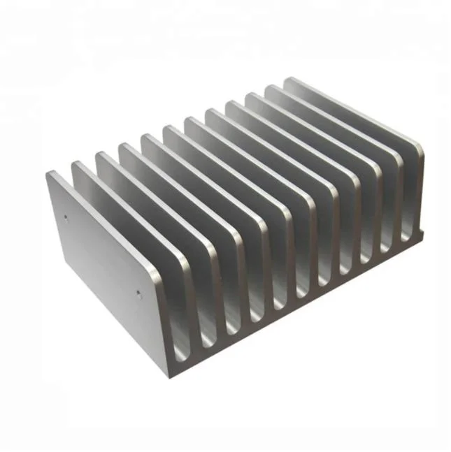 Dissipation Heat Extrusion Profile Aluminum Heat Sink with Jagged Fins