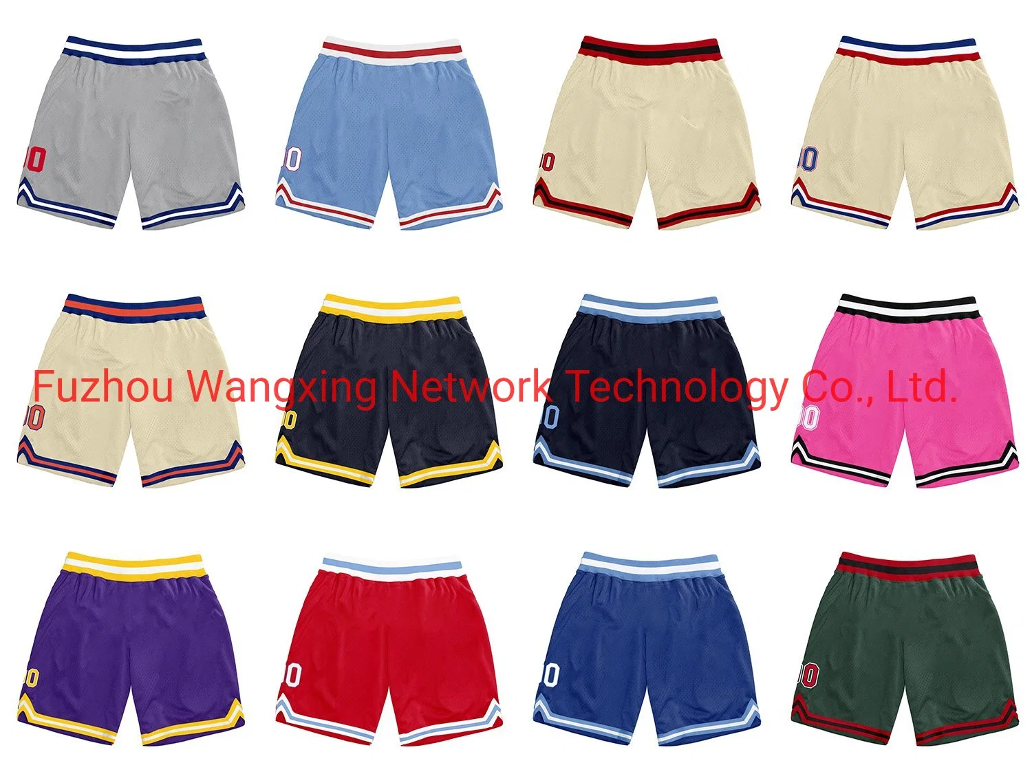 OEM-шорты дизайн вышитый напечатано оптовой высокое качество пользовательских мужчин сетка баскетбольная коротких замыканий