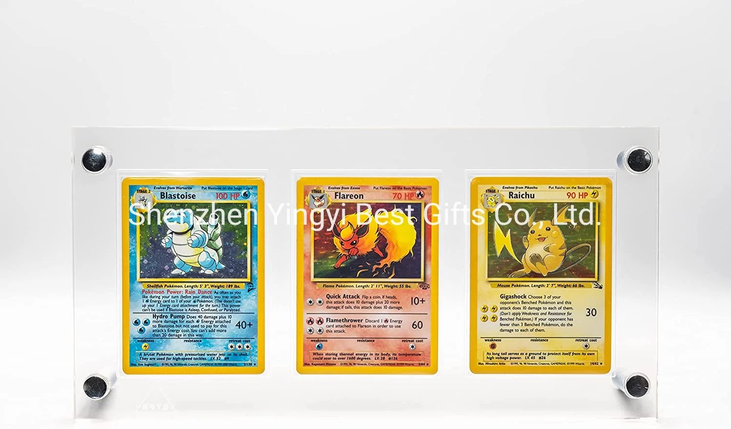 OEM Acrylic Pokemon Cards Pack Shenzhen Factory