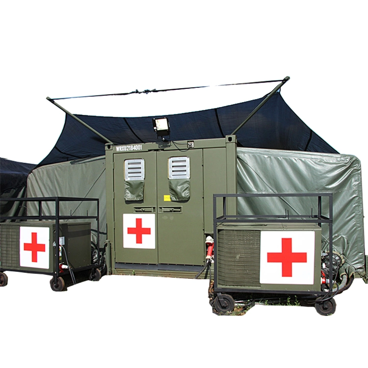 Prefabricated Container House Module Portable Mobile Medical Aid Emergency Field Hospital