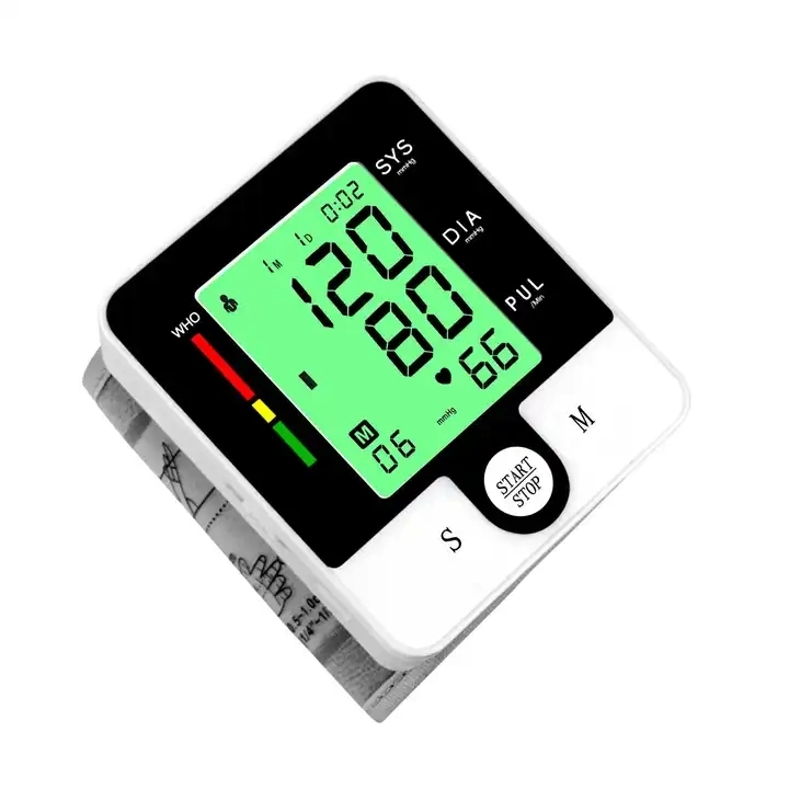 CE ISO Approved Medical Wrist Sphygmomanometer Wireless Blood Pressure Monitor Electric Plastic Customized LCD Household 2 Years