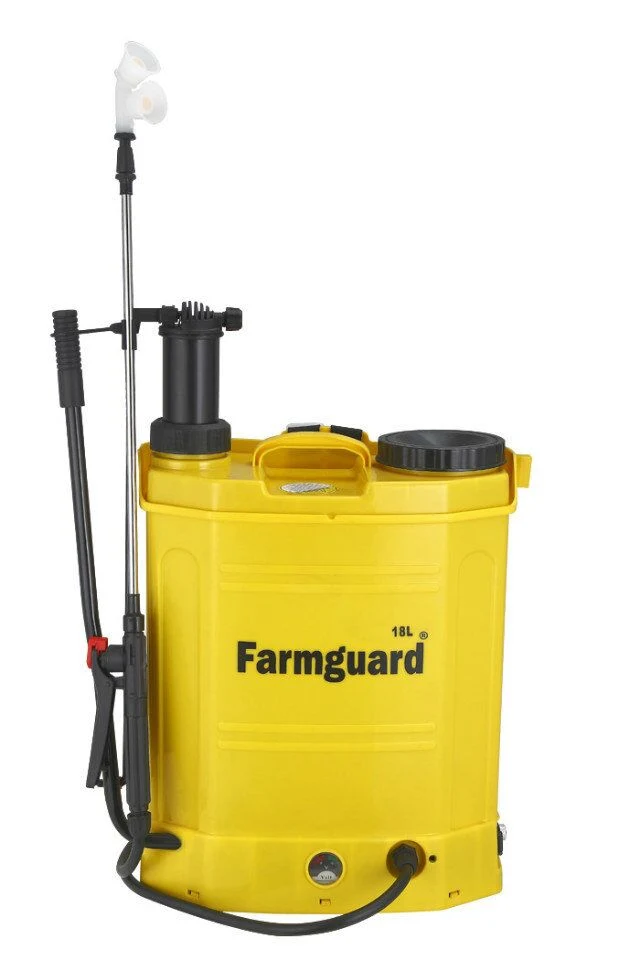 18L 2-in-1 Farming and Gardening Battery and Hand Operated Backpack Sprayer