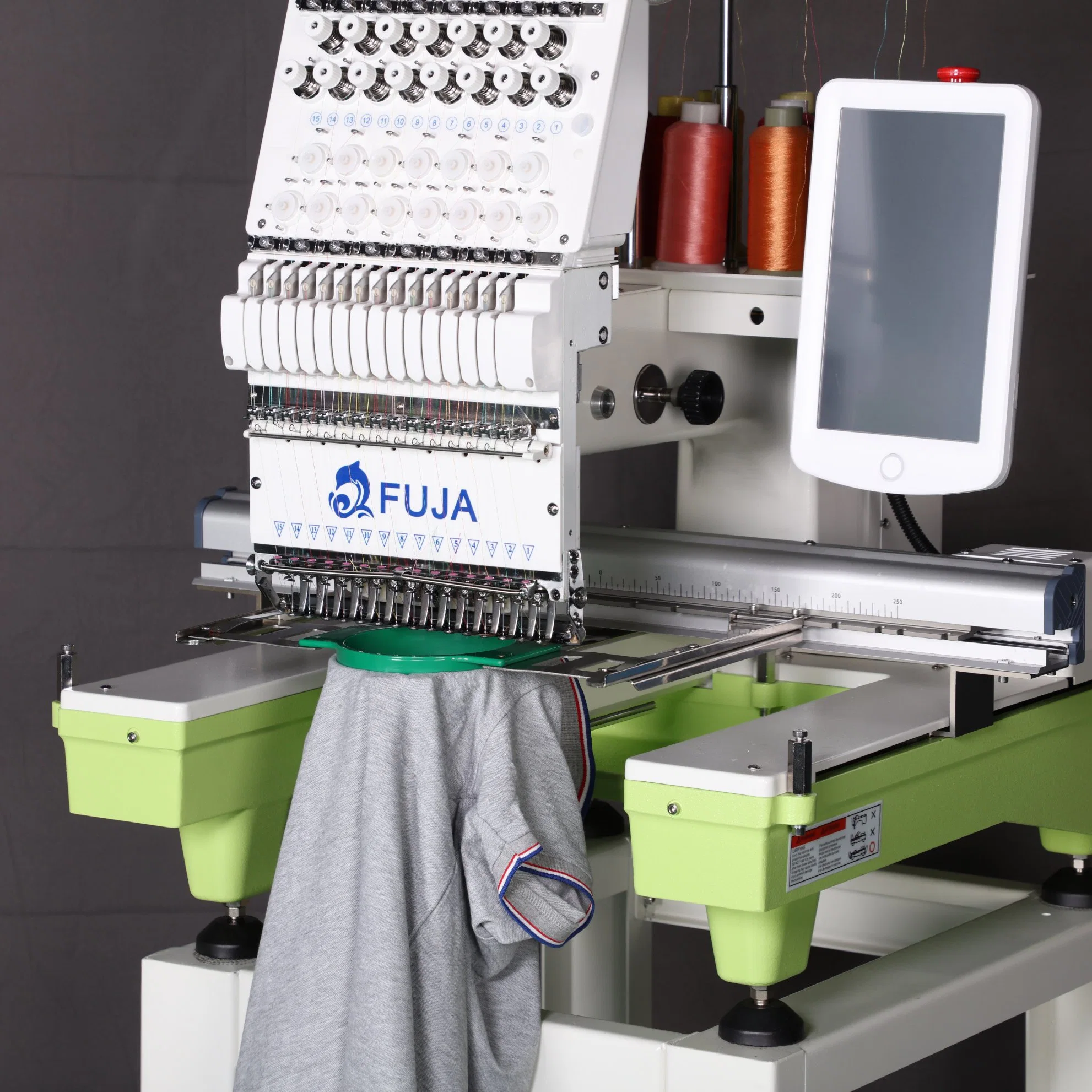 Fuja Computer 15 Needles Automatic Commercial Embroidery Sewing Machine