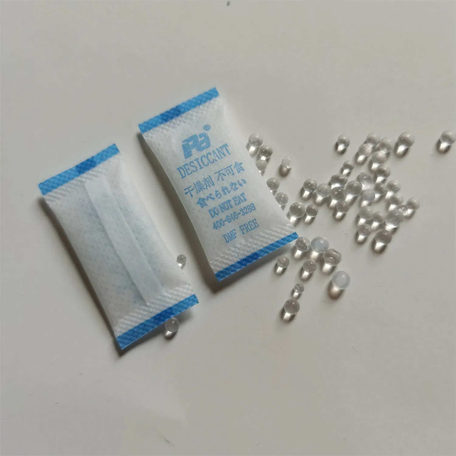 0.5g/1g White Silica Gel Desiccant in Tyvek for Rapid Test/Pregnancy Kits Storage