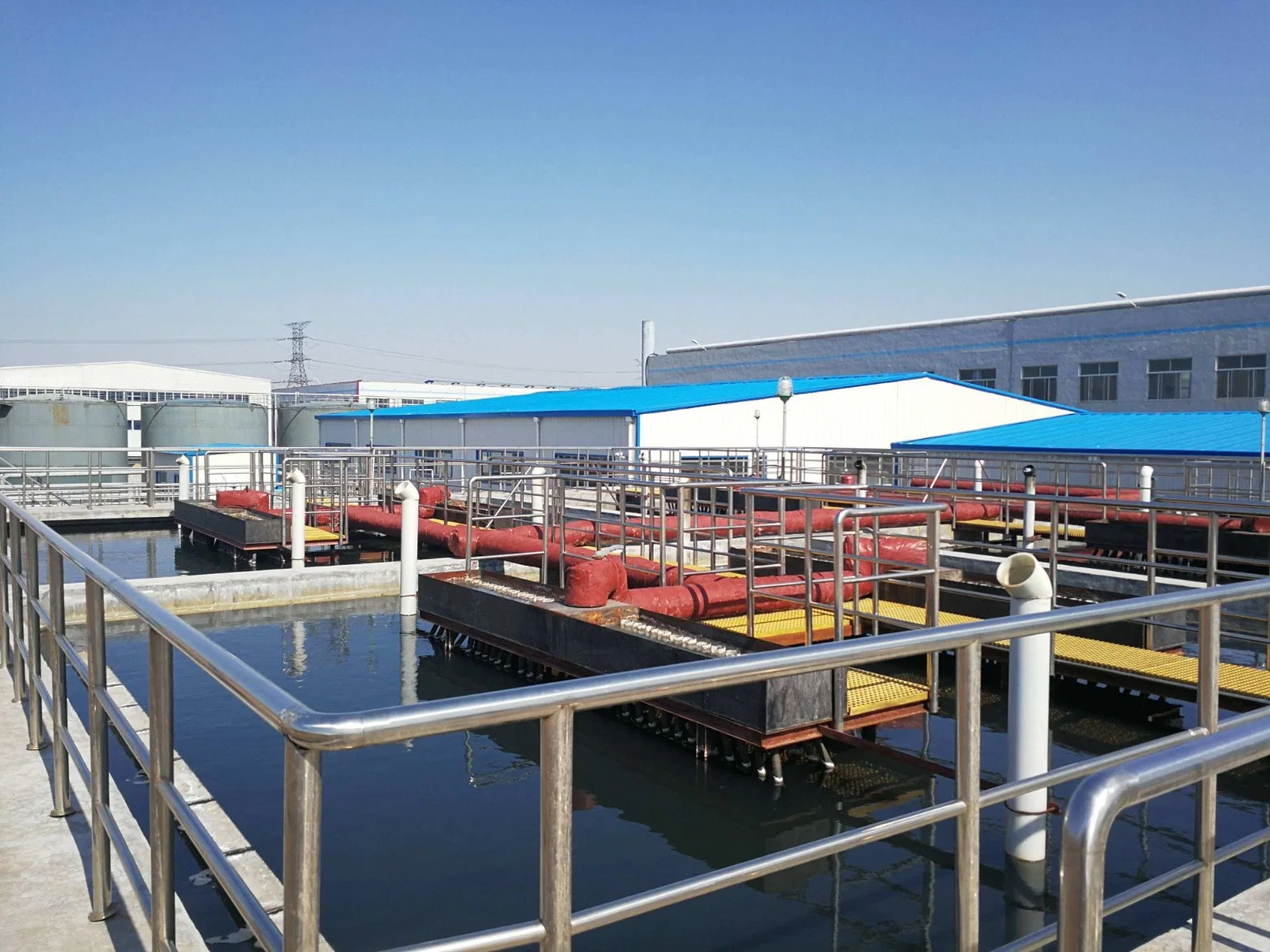 As Estações de Tratamento de Águas Residuais de equipamentos da fábrica