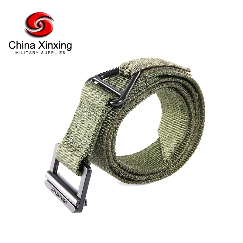 Custom Military Belt Width 55-60cm Material PP Belt for Waist of Military Uniform Color Black for Army and Police