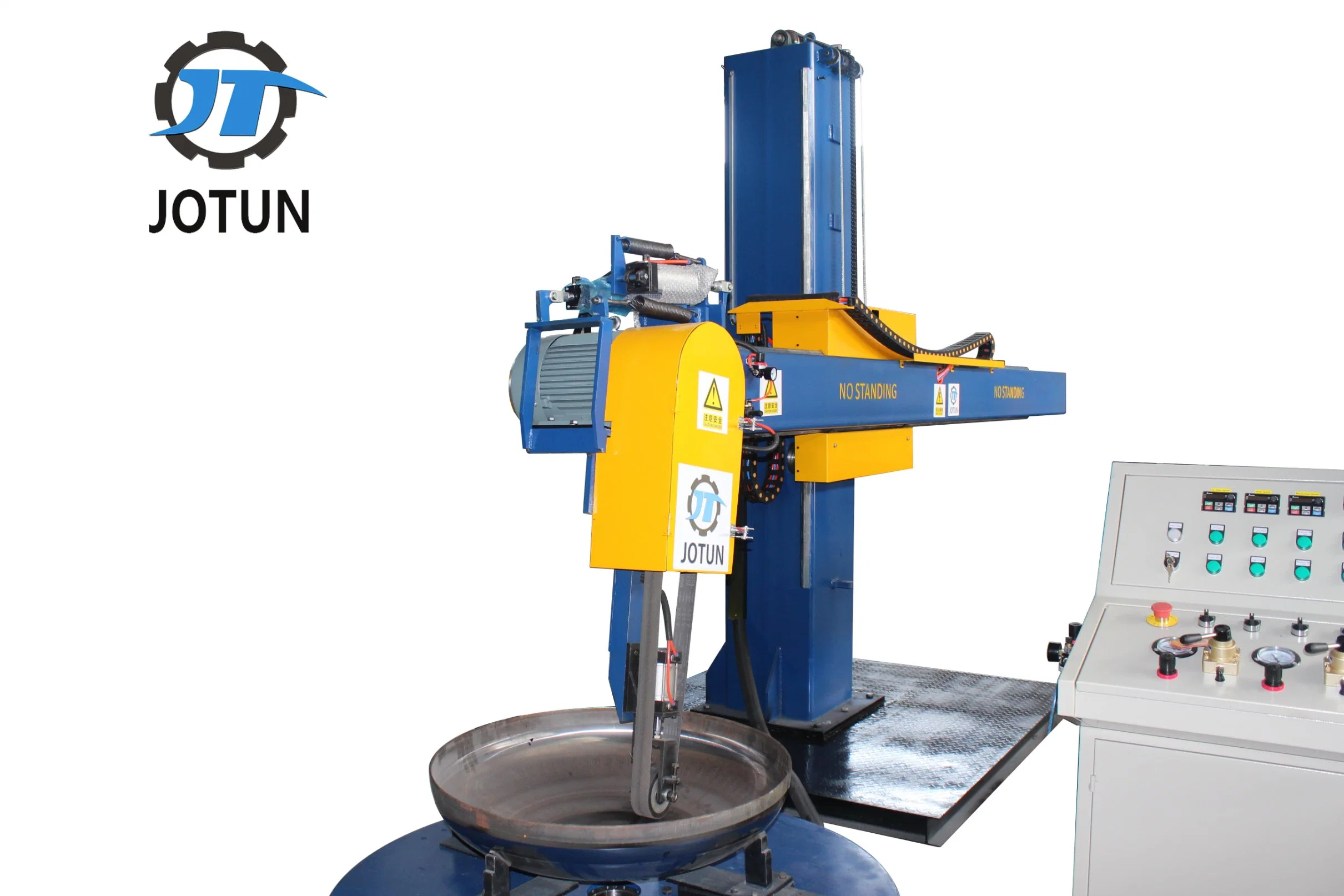 Water Treatment Equipment Bottom Dish End Surface Grinding Polishing Machine