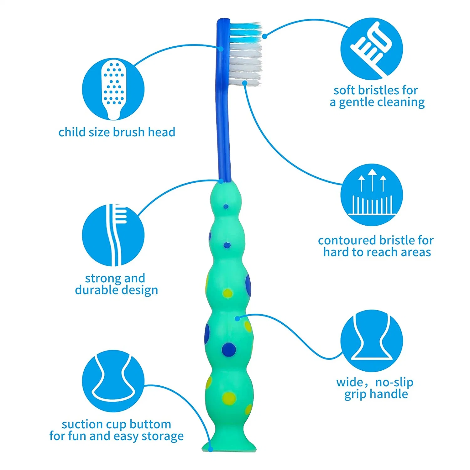 Aprovação OEM FAD escova de dentes para cuidados orais para crianças/crianças