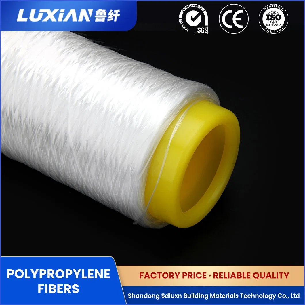 Sdluxn Fiber Concrete Engineering Materials OEM Customized Lxbk Modified Polypropylene Reinforced Polypropylene Fiber China High Tenacity PP Manufacturer