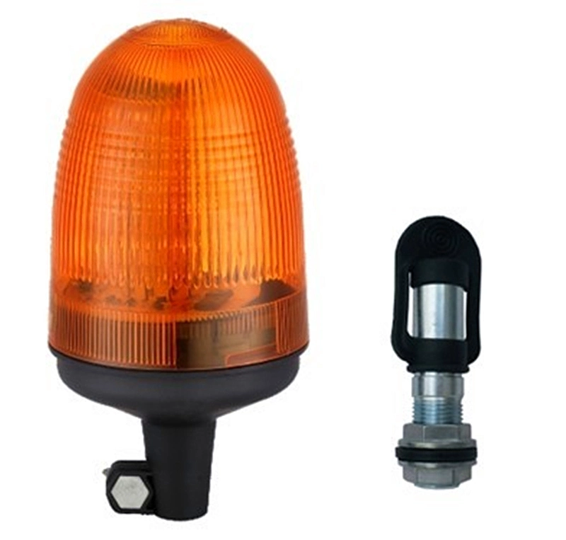 Super Bright Beacon Rotating Warning Light LED Flash (12V/24V) with Flexible Pin