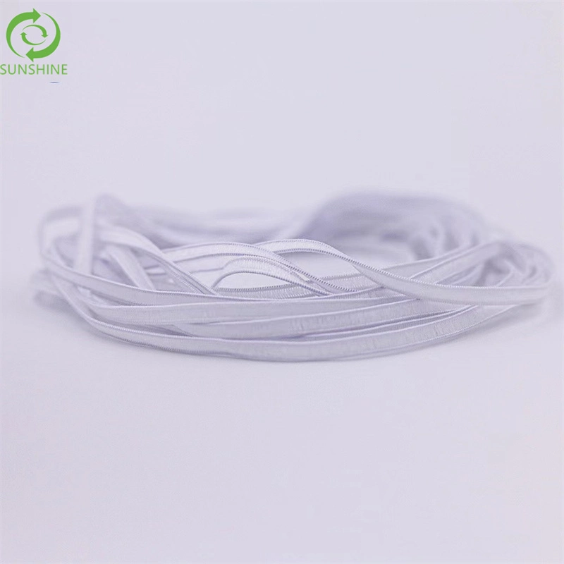 Disposable Non-Woven Cap Wide Double Elastic Rubber Band for Shoe Cover